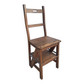 Chaise escabeau 