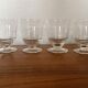 4 engraved wine glasses