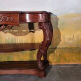 Large mahogany dining console
