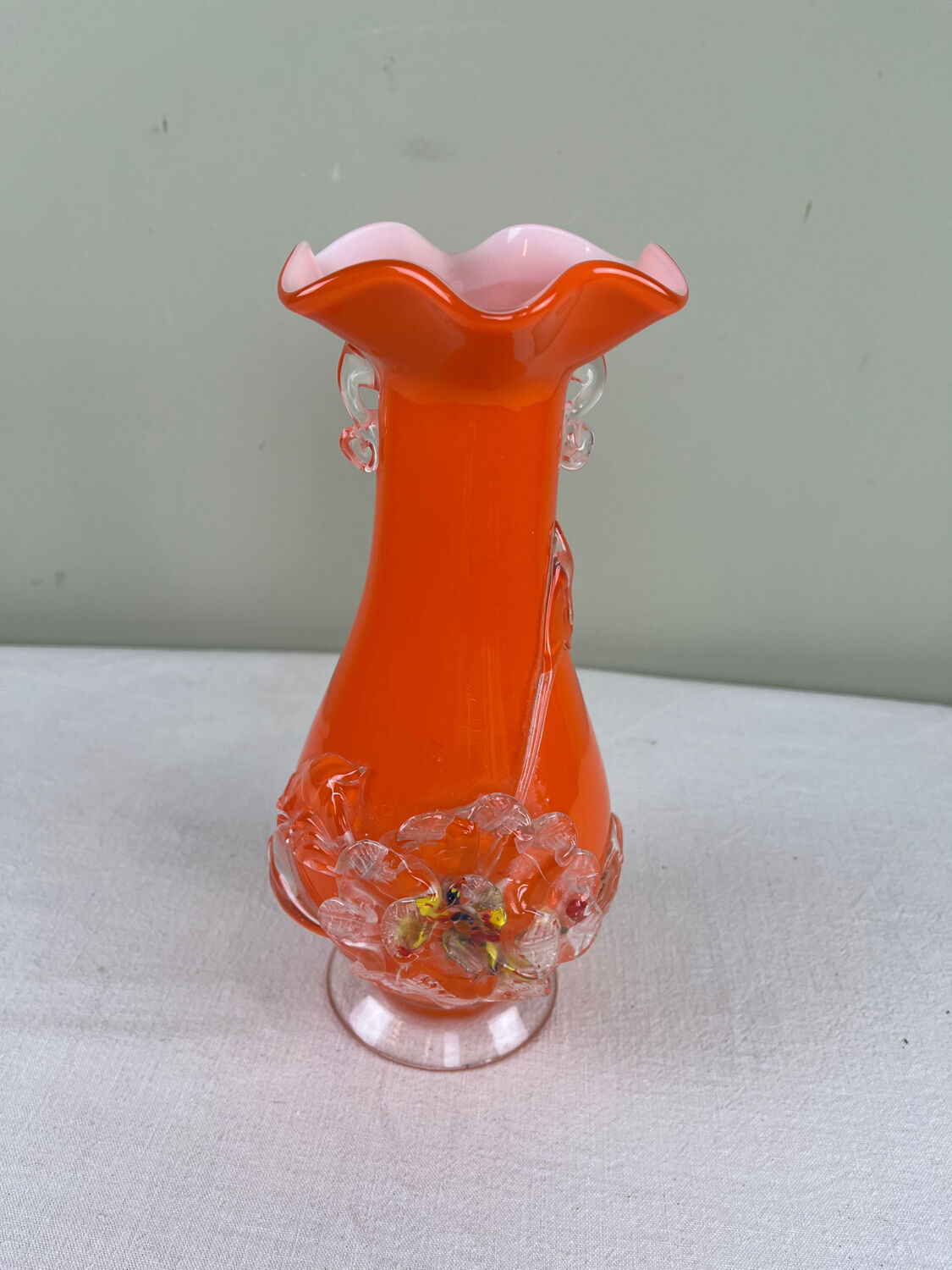 Blown glass vase from Murano