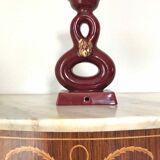 Candlestick ceramic art of bordeaux 1930