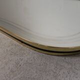 Vintage mirror with gold rim, 1960s