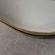 Vintage mirror with gold rim, 1960s
