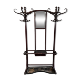 Thonet Coat Rack with Mirror, 1920s