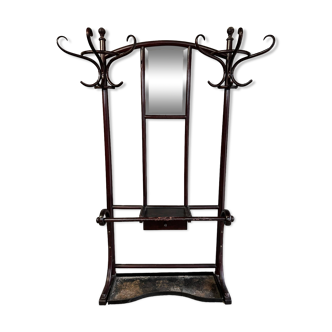 Porte-Manteau vestiaire Thonet avec Miroir, 1920s