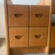 Danish TV cabinet in solid beech from the 70s-80s