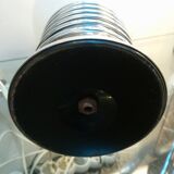 Chrome and opaline table lamp from the 70s
