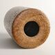 Scandinavian Modern Brown Cylindrical Vase, Jerk Werkmäster, Nittsjö Sweden 1960