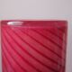 Spiral blown glass vase