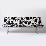 Moment sofa by Niels Gammelgaard for Ikea, 1980s with animal print upholstery
