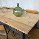 Farm table, early 20th fir bistro countryside