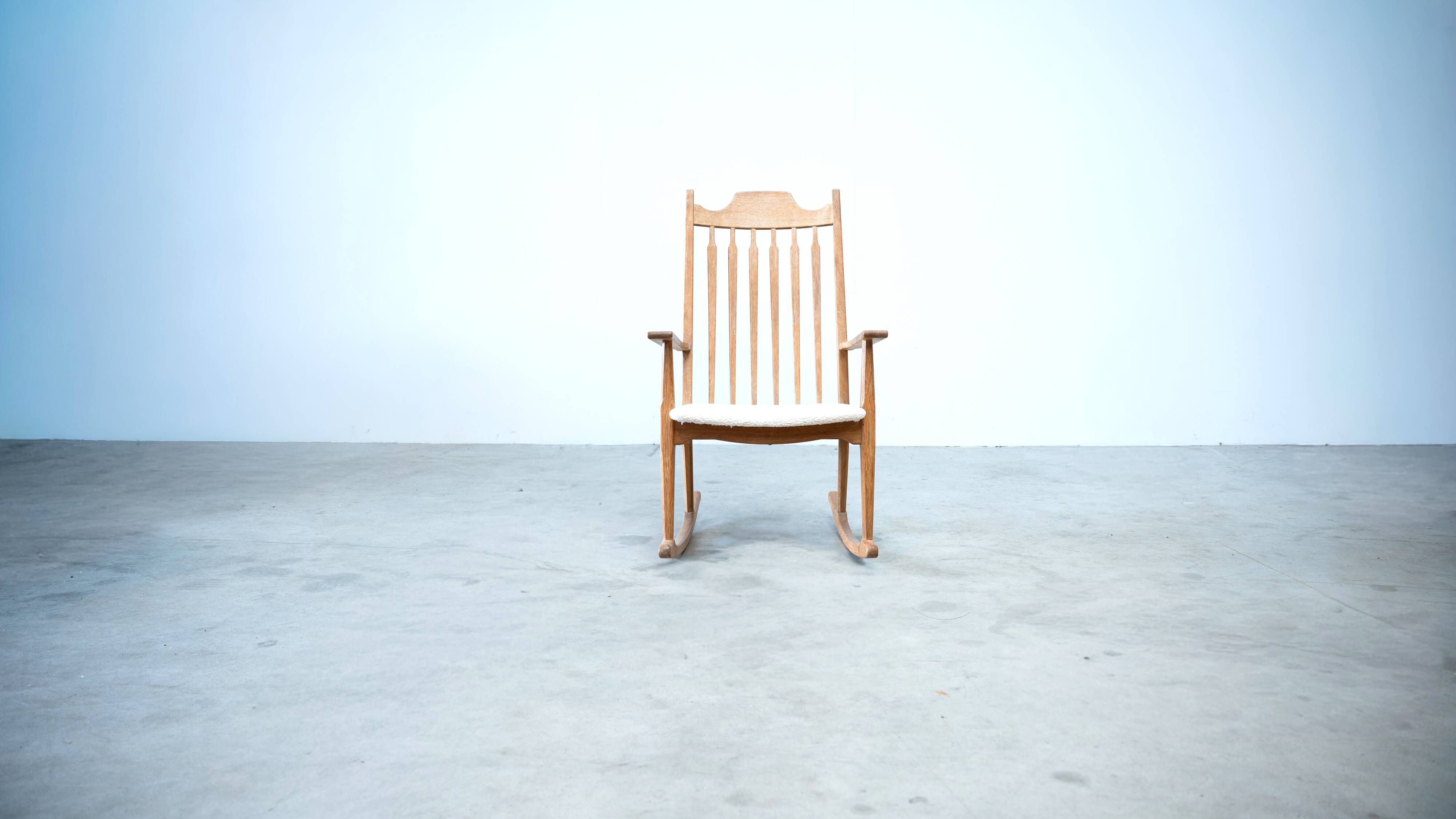 Danish rocking chair by Henry Kjaernulf