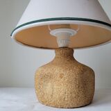 Reconstituted stone bedside lamp