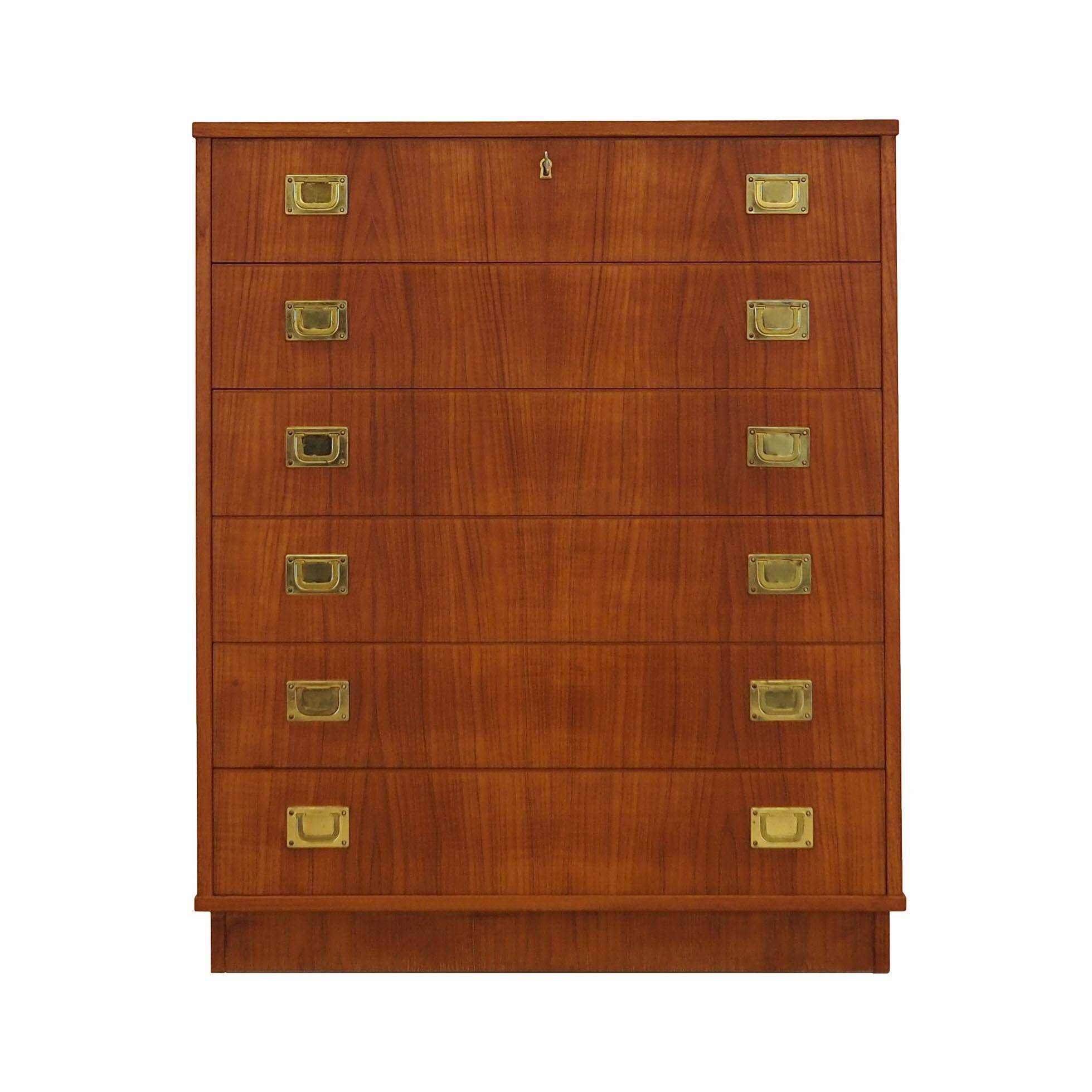 Teak chest of drawers, Danish design, 1960s, made in Denmark
