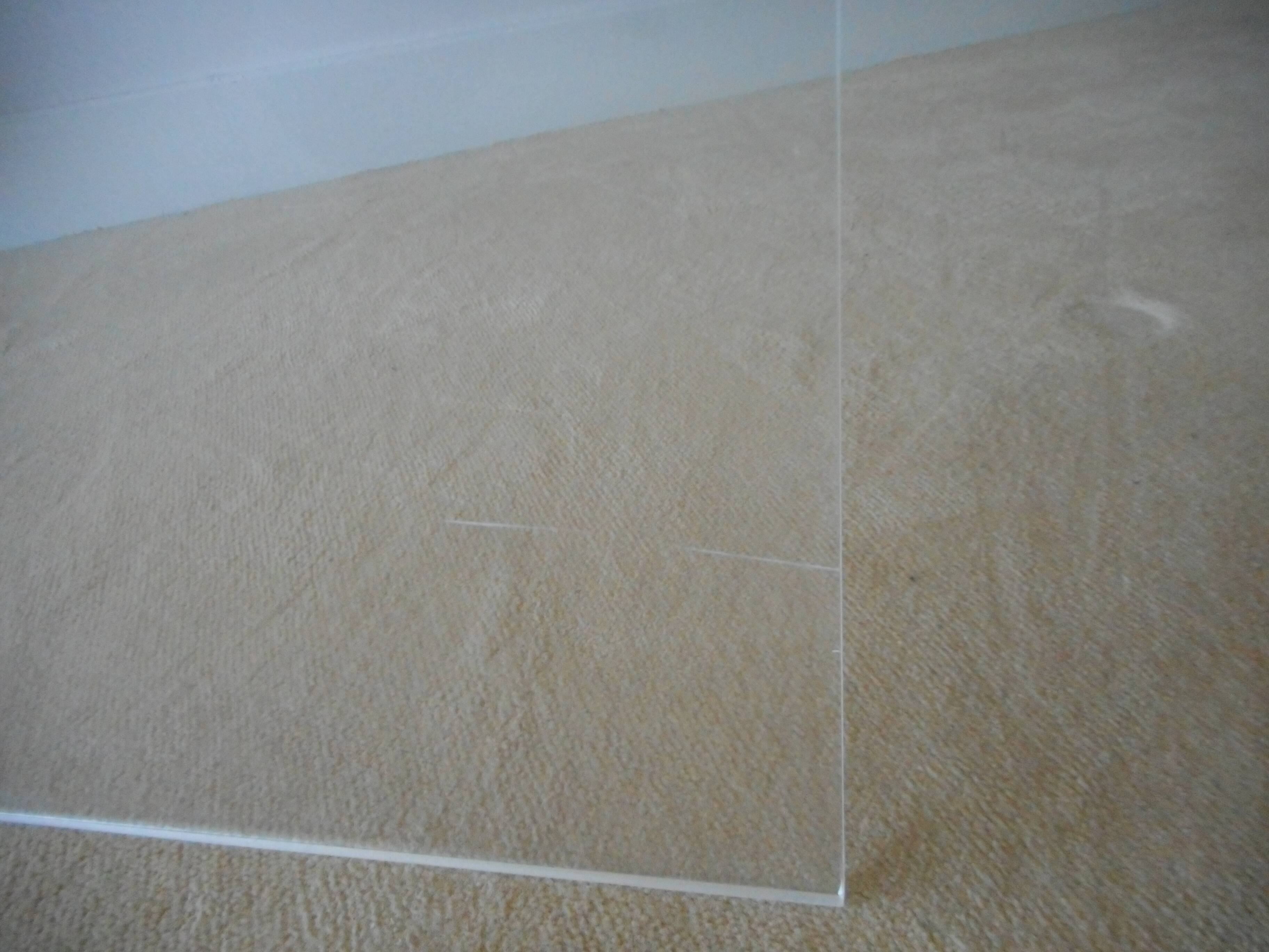 set of 2 vintage plexiglass side or bedside tables 1970