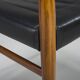 Mid-Century Palisander Dining Chair with Lether, 1950s, Set of 4