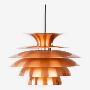 Danish vintage pendant lamp by Bent Karlby, Lyfa, 1970s