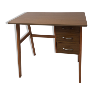 Bureau formica pieds compas années 50-60