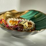 Shell-shaped ashtray and pocket tray Limoges France