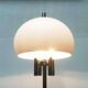 Italian space-style floor lamp from the 1960s with a stone base.