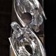 Mirror crystal and chrome 1950s