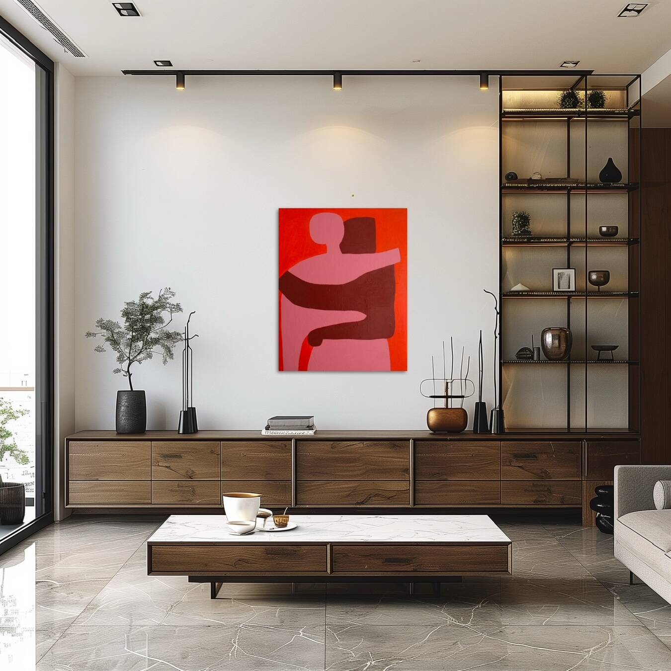 Can I hold you, painting 100x81cm on canvas