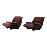 Marsala Lounge Chairs, Ligne Roset, Altuglas, Michel Ducaroy, 1970s