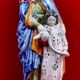 Large statue of Saint Anne Teaching the Virgin Mary to Read Malicorne 38cm