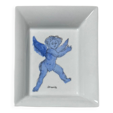Guillaume Corneille (1922-2010) Limoges porcelain: The Blue Angel after Rubens - 2002