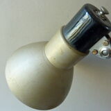 Desk lamp, workshop, khaki metal, 1960s