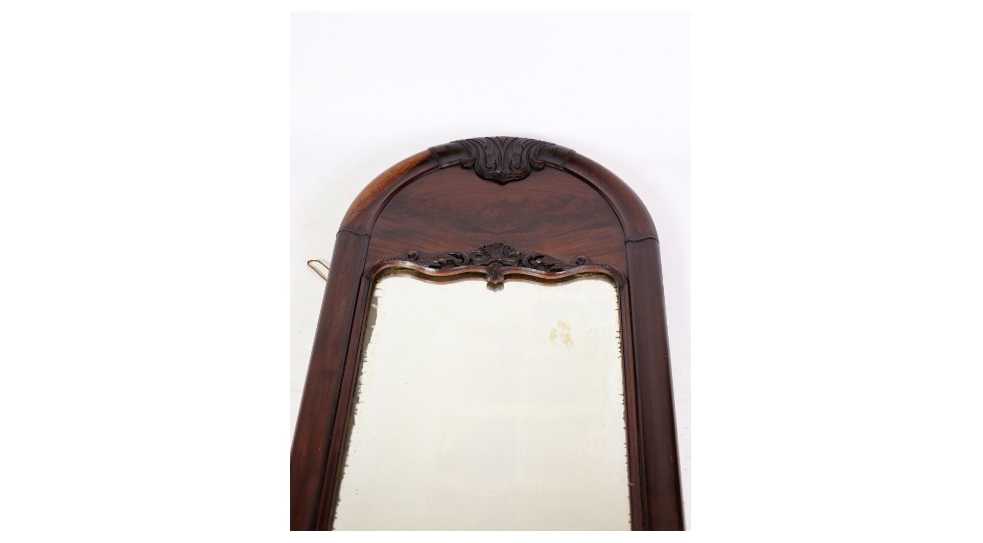 Antique Christian VIII Mirror in Mahogany from around the Year 1860s