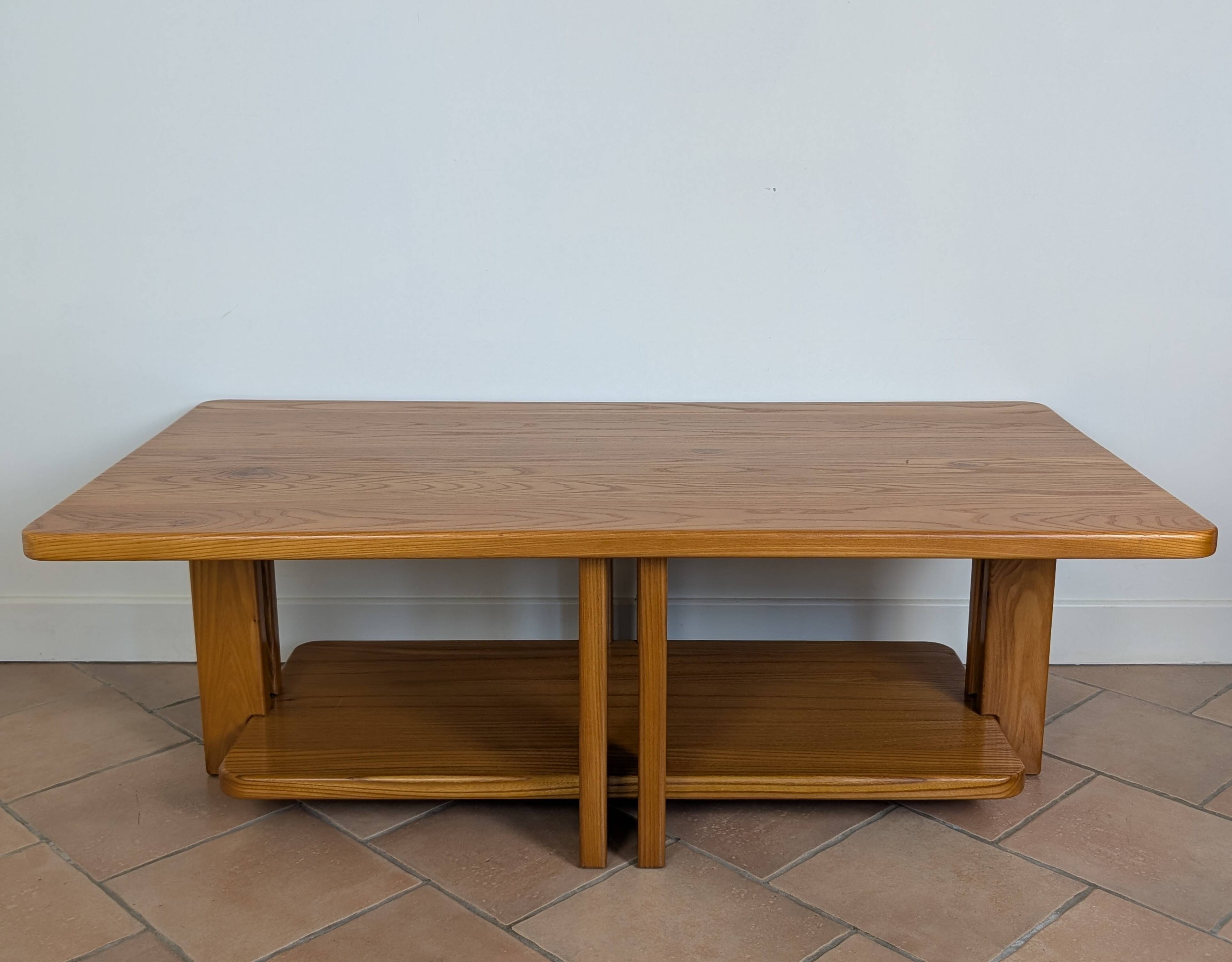 Table basse en orme 80'