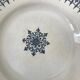 Series of 4 flat plates terre de fer model "primax"