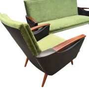 Mid Century Modern Sofa and 2 Chairs