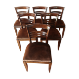 set de 6 chaises art deco