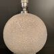 Crispened ceramic art deco lamp foot