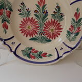 3 signed HB floral hollow plates
