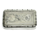 Silver guilléché snuff box