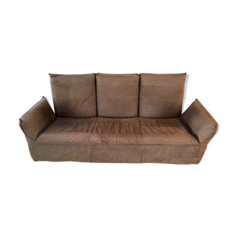 3-seater leather sofa, Gerard van den Berg for Montis attrb Netherlands 1970