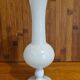 Vase vintage en opaline blanche 23 cm