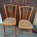 Chair Wood bistro bars Cannage