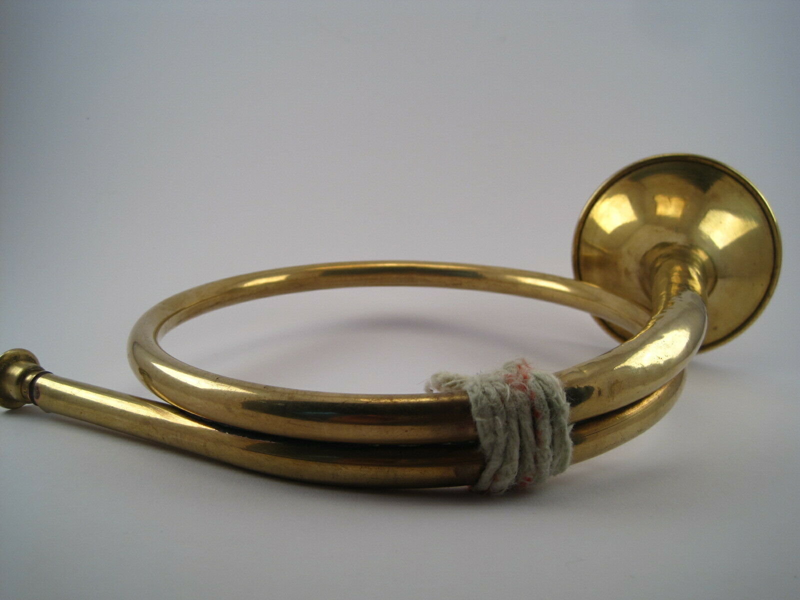 Copper hunting horn for children 2 windings