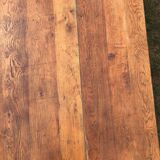 Table de ferme vitrifiée
