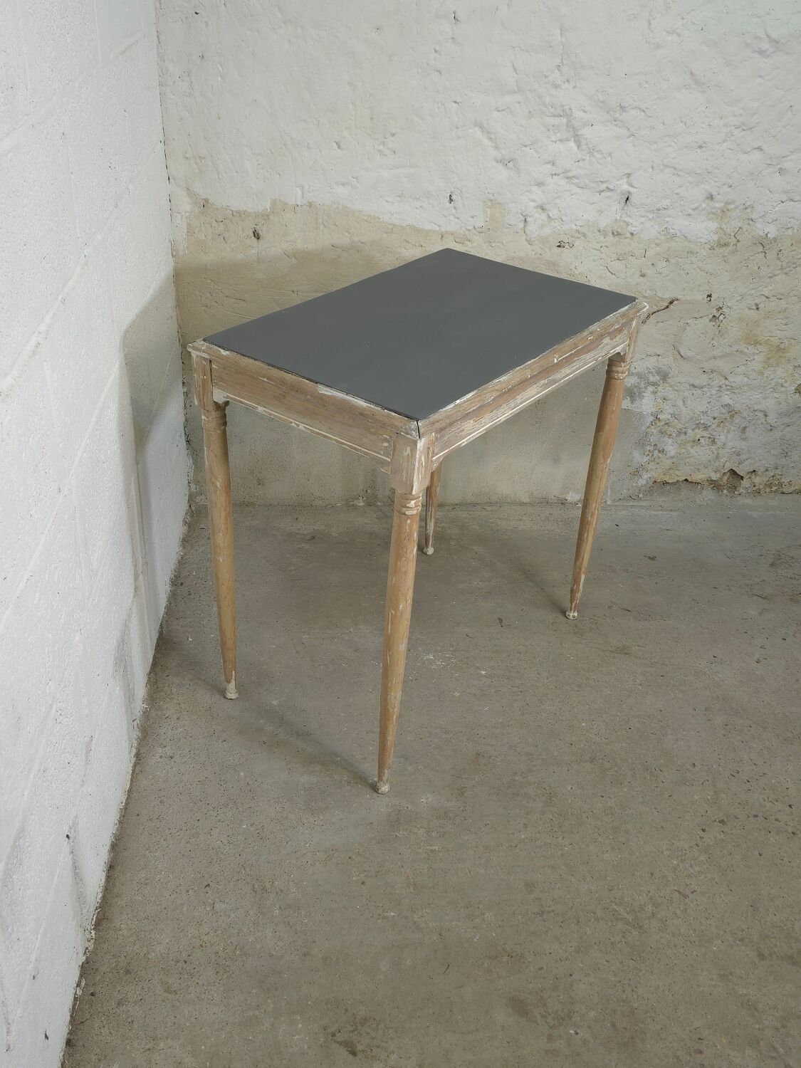 Upcycled antique side table