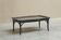 Coffee table in artificial bamboo, black lacquered wood and glass, 1960s.