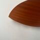 Pair of vintage wall lights, thermoformed wood, France 1970
