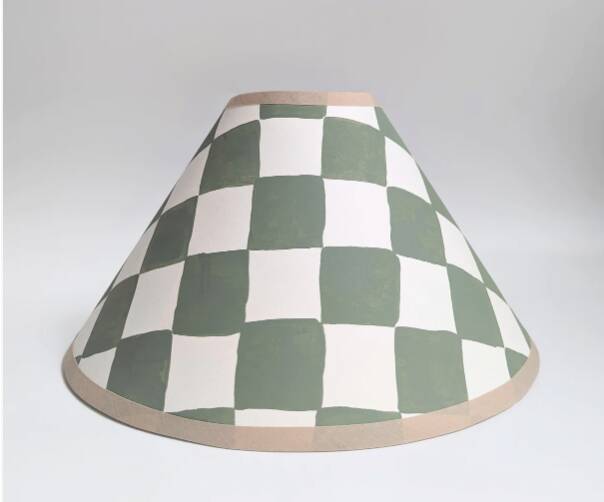 Green tile lampshade