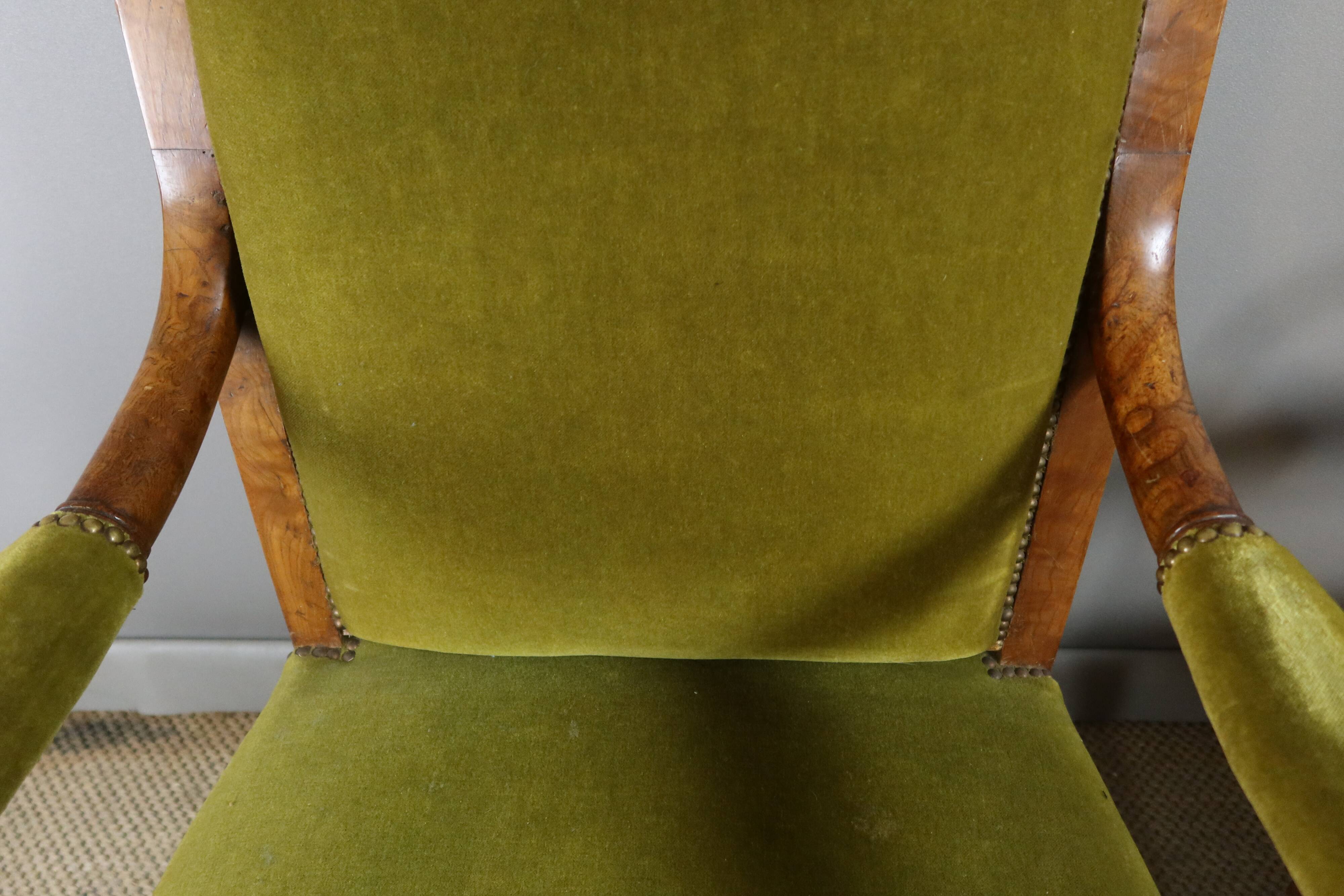 Restoration armchairs with crosses