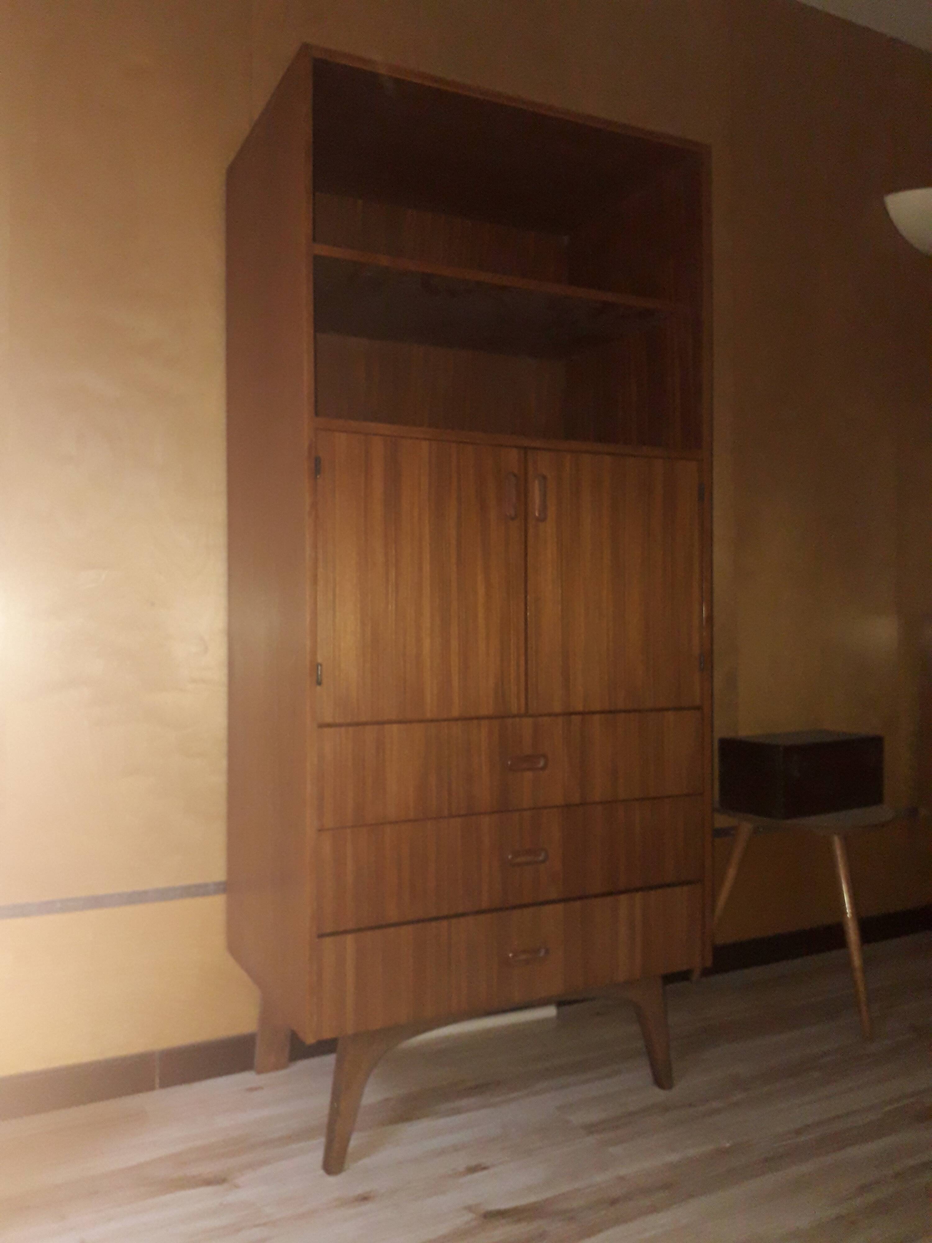 Vintage writing desk feet compass