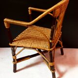 Fauteuil rotin enfant